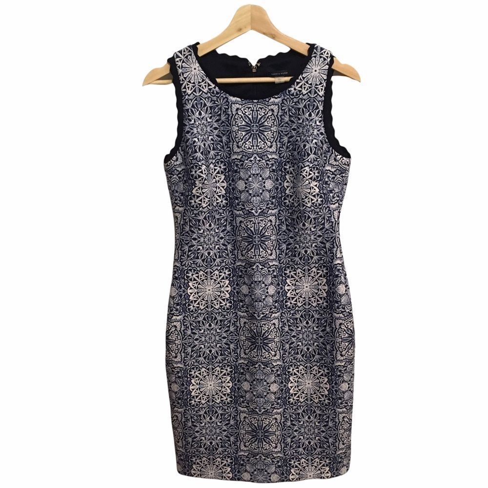 Tommy Hilfiger Blue White Dress Size 6
